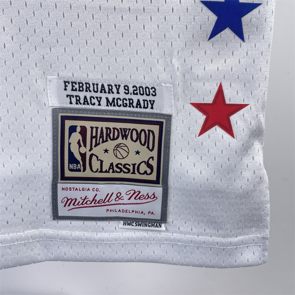 NBA Retro 2003 All-Star White Jersey McGRADY#1 S-XXL