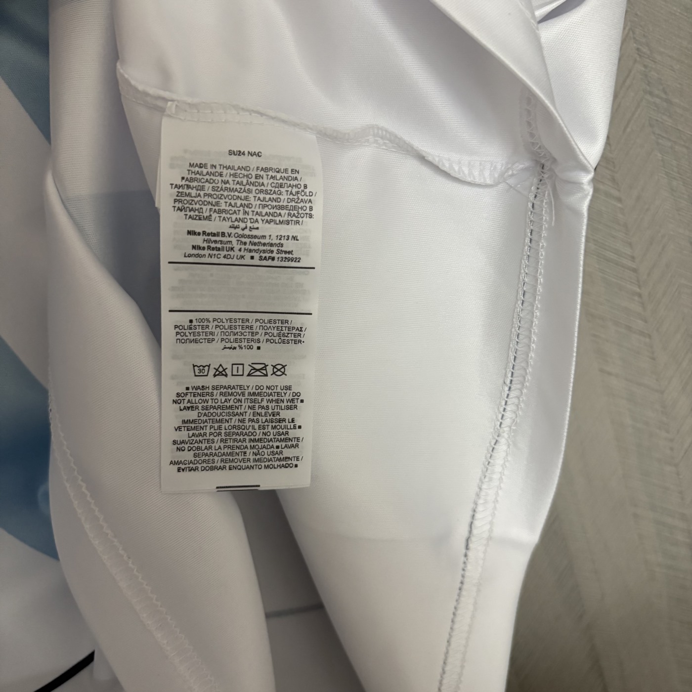 2025 Nike T90 jersey Blue and White Fan version
