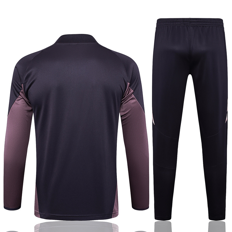 24/25 Arsenal Dark grey Long-sleeved half-pull training kit Football team kit