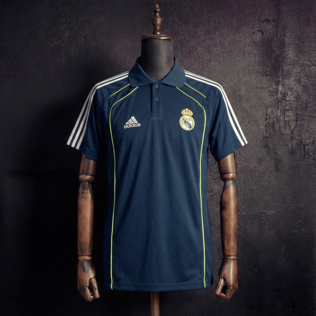 2025/26 Real Madrid Training Deep Grey Polo Fan version