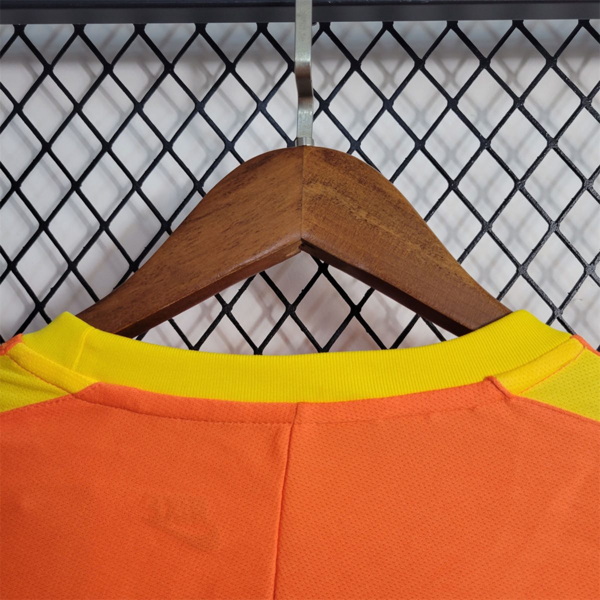 Retro 1998 Brazil Goalkeeper Orange jersey Long Sleeve Fan Version
