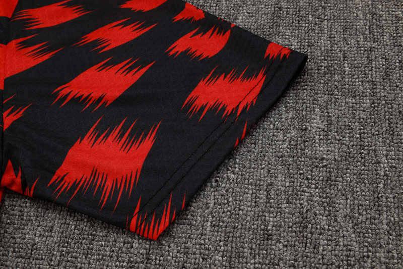 2025/26 Flamengo Red Black Training Set Shirt and Shorts