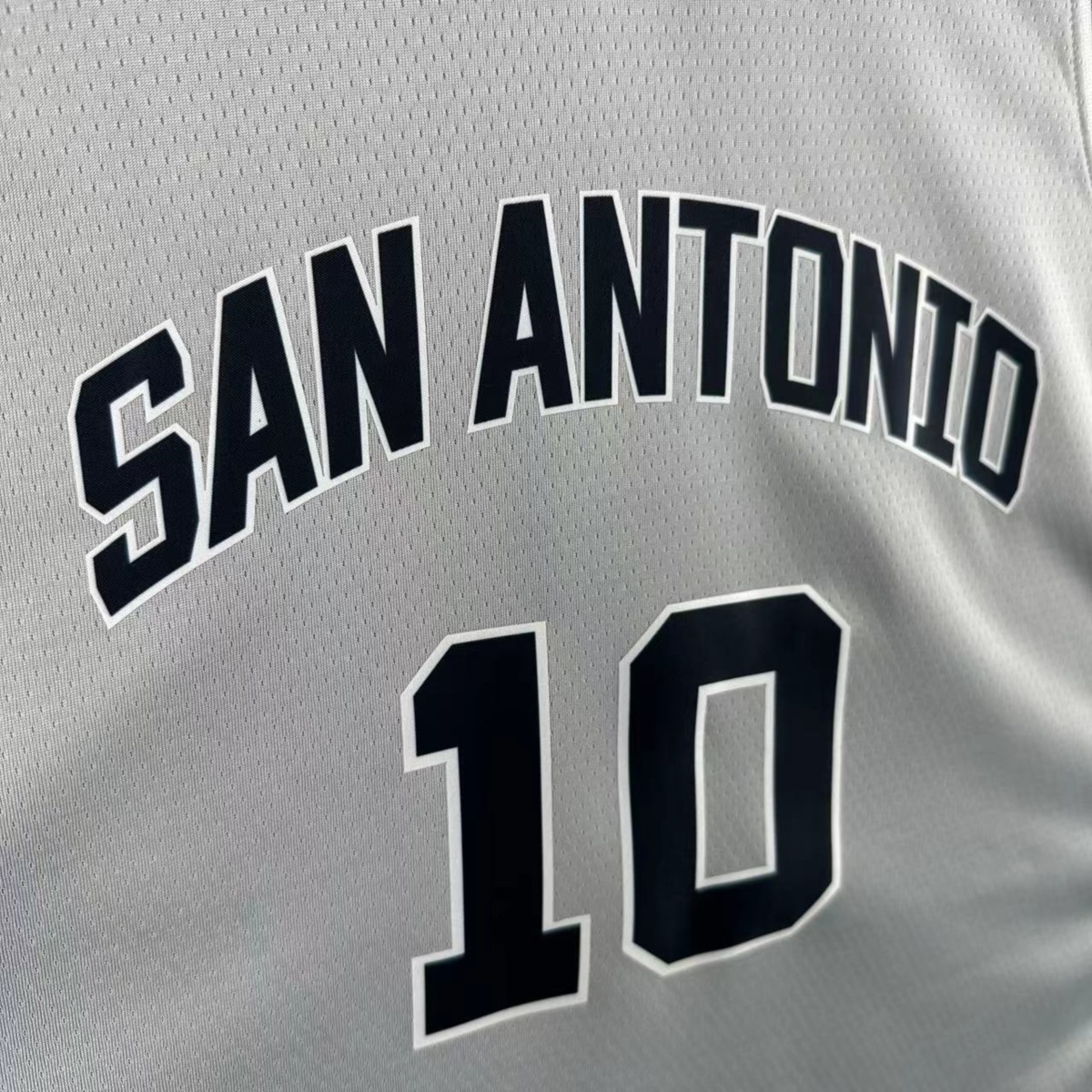 NBA 2026 San Antonio Spurs Grey jersey SOCHAN#10