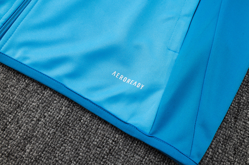 2024/25 Flamengo Light blue Jacket Training Suit Set Football Team Shirt Sports Fashion