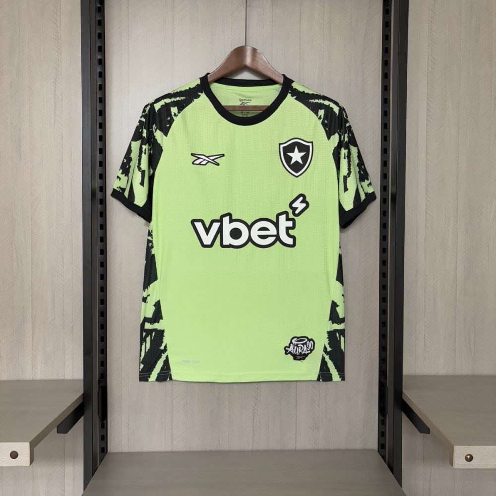 2025/26 Botafogo Pre-match training Light green jersey Fan version