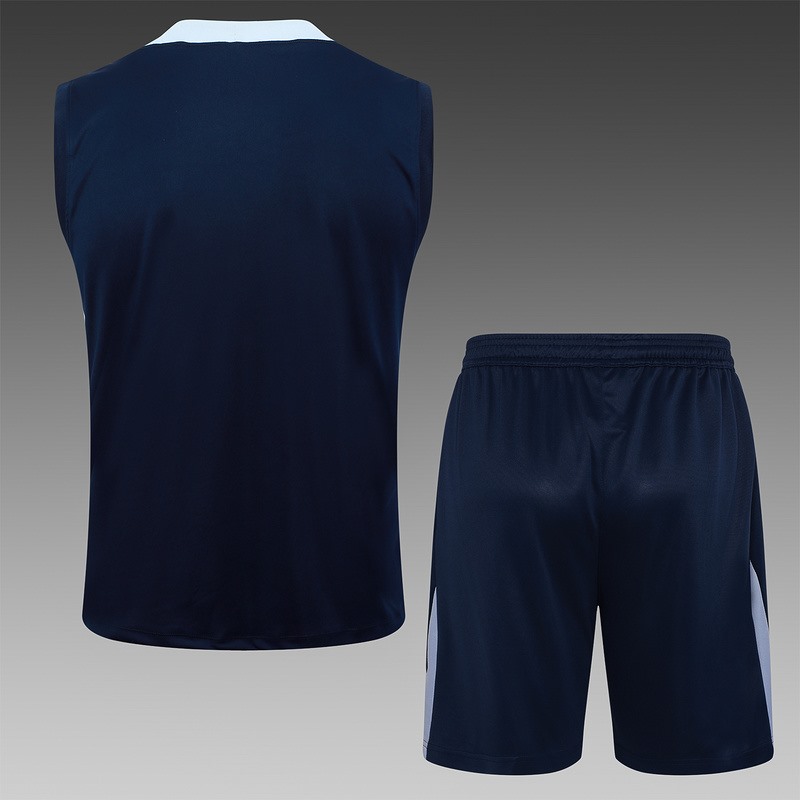 24/25 France Royal Blue Training Set Shirt and Shorts