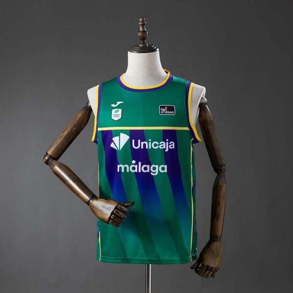 2025/26 Malaga Baloncesto Home basketball Jersey FanVersion
