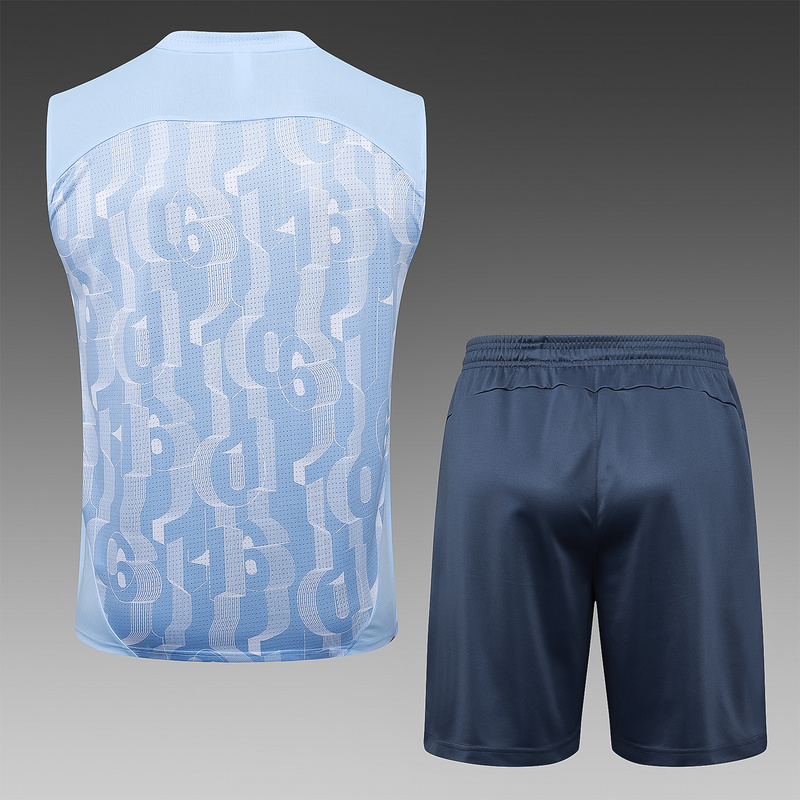 24/25 Manchester City Light blue Training Set Shirt and Shorts