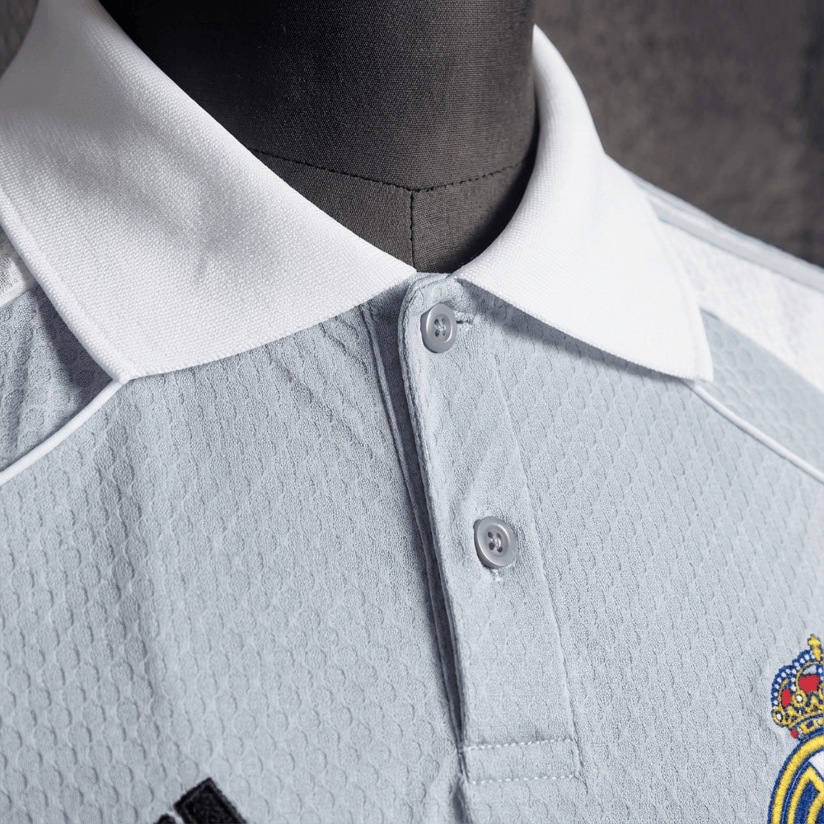 2025/26 Real Madrid Training Gray Polo Fan version
