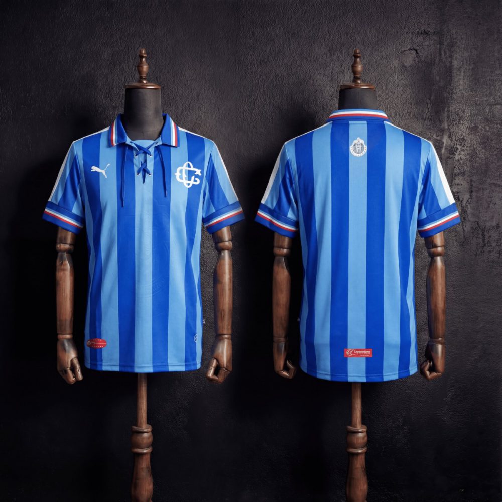 Retro 2016/17 Chivas 110th Anniversary Blue jersey Fan Version