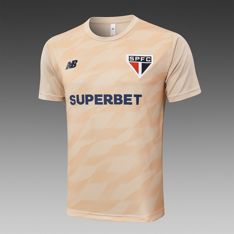 24/25 Sao Paulo Mud yellow Training Set Shirt and Shorts