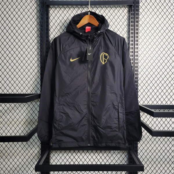23/24 Corinthians windbreaker Black Sport Unifom jersey Sport Unifom