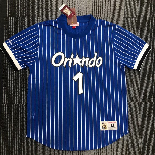 NBA Orlando Magic Mitchellness Jersey Blue HARDAWAY#1 S-XXL