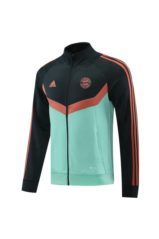 2024 Bayern Munich Black Green Jacket Training Suit Set Football Team Shirt Sports Fashion