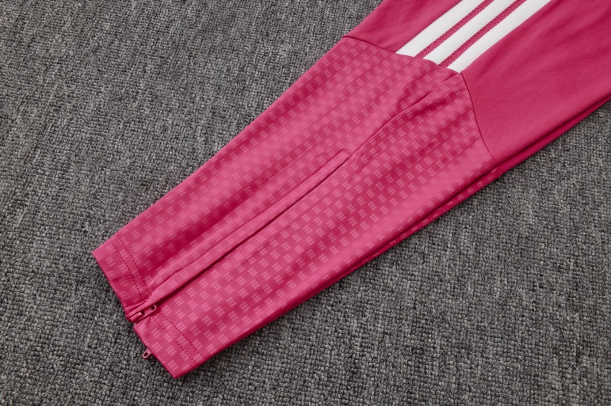 2026 Real Madrid Pink Long-sleeved half-pull training kit