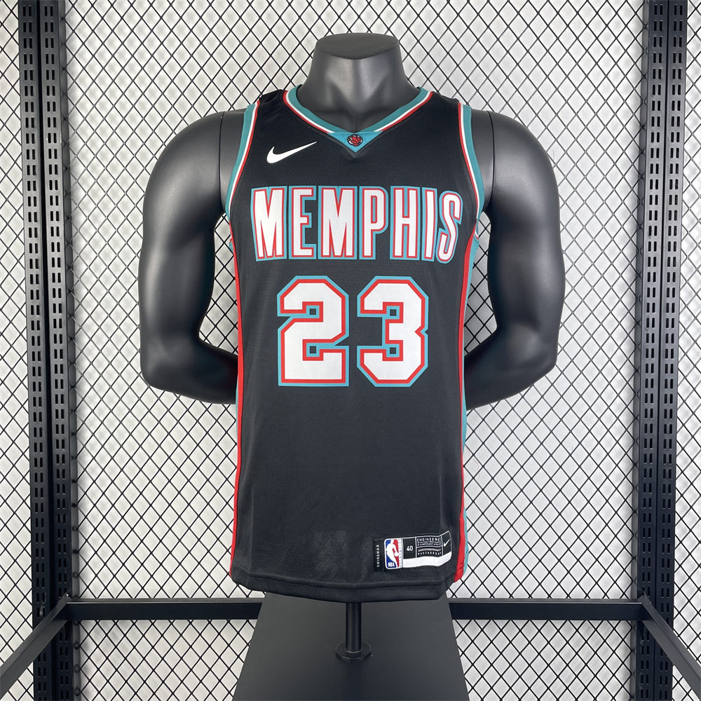 NBA Memphis Grizzies V-neck Black Jersey ROSE#23 S-XXL