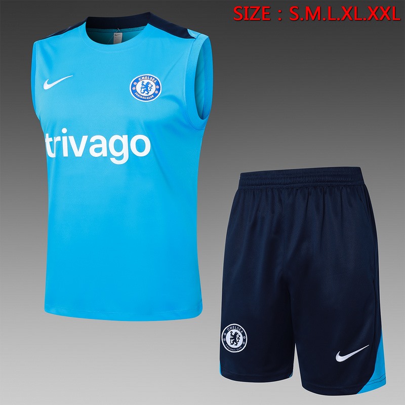 24/25 Chelsea Blue Training Set Shirt and Shorts