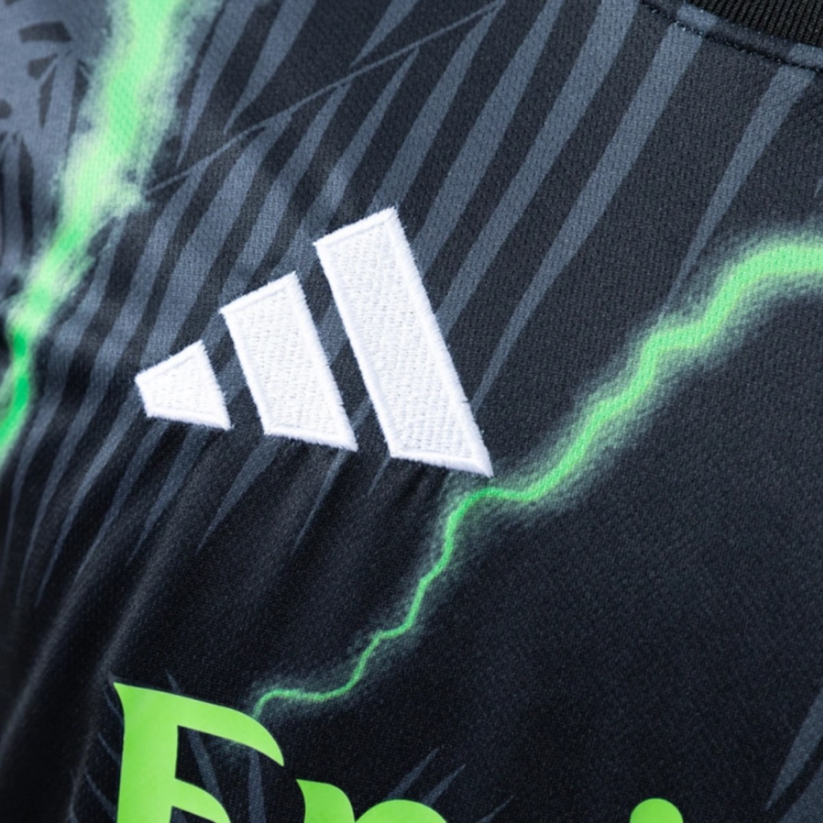 2025/26 Real Madrid Black and Green Special Edition jersey Fan version