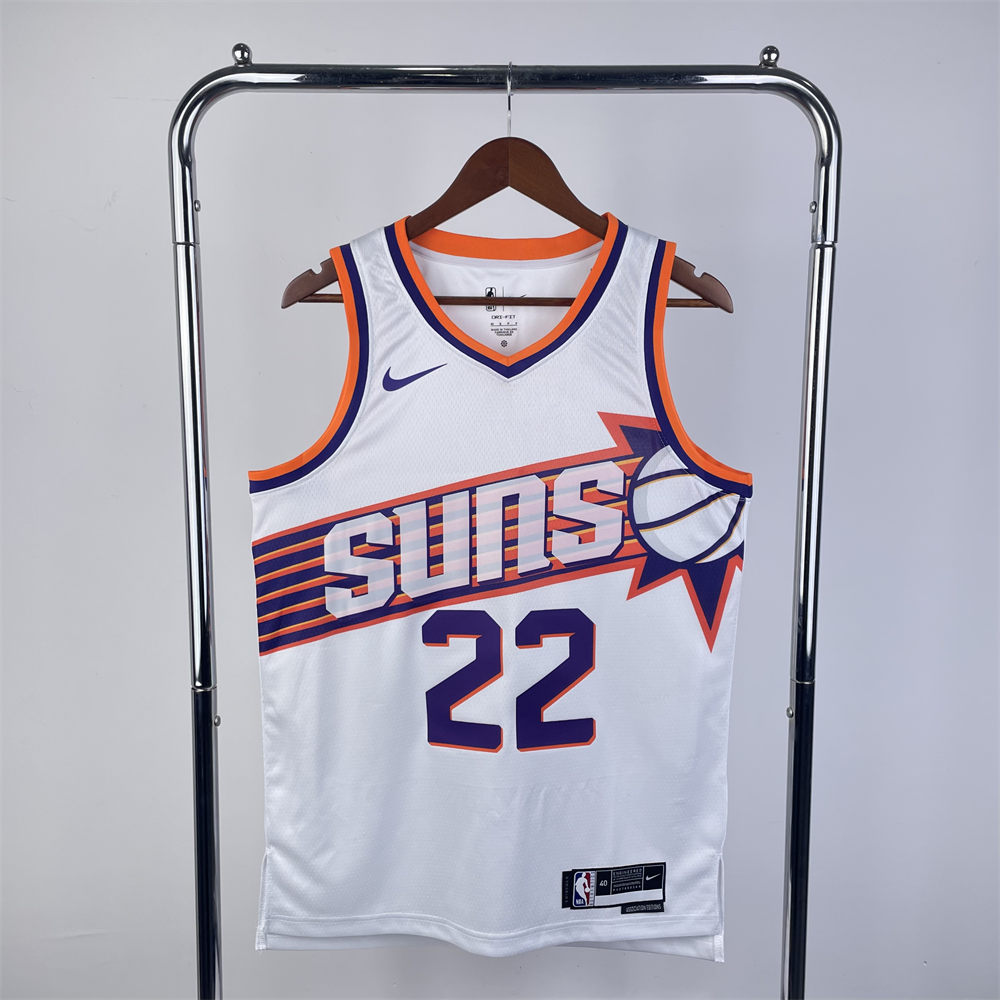 NBA Phoenix Suns 2024 AYTON#22 White Jersey S-XXL