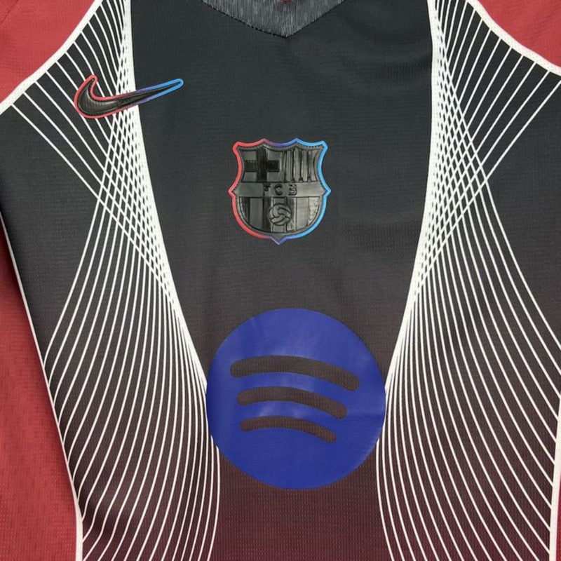 2025/26 Barcelona black red special edition Jersey Fan Version