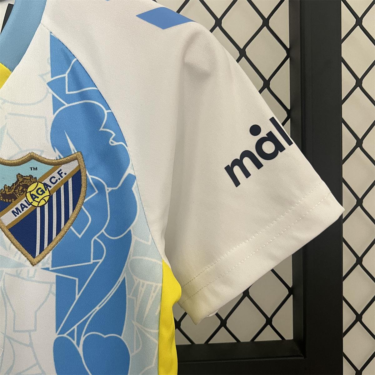 2024/25 Malaga Home jersey Kid Kits Size 16-28