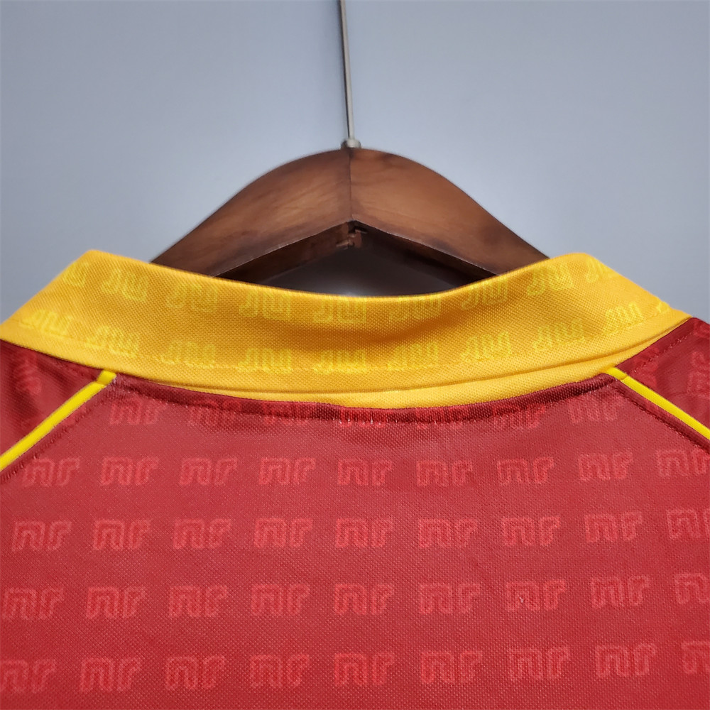 Retro Roma 90/91 Home  jersey Fan Version