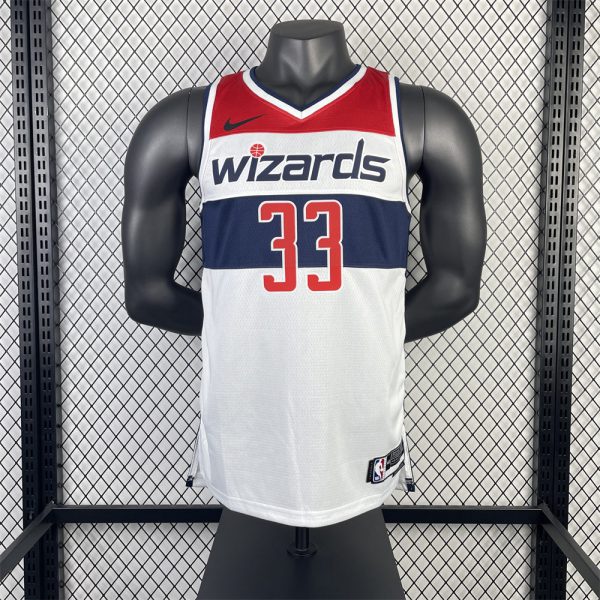 NBA Washington Wizards KUZMA#33 2022/23 Swingman White Jersey S-XXL