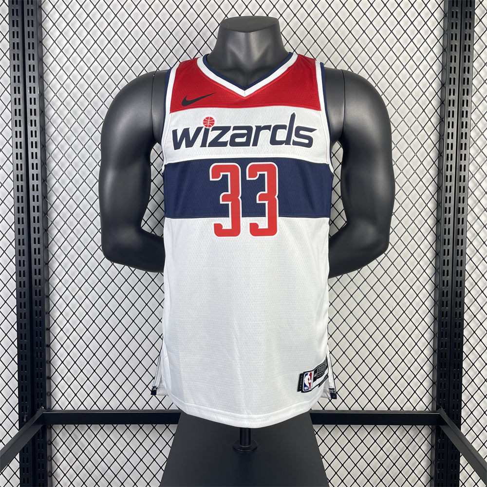 NBA Washington Wizards KUZMA#33 2022/23 Swingman White Jersey S-XXL