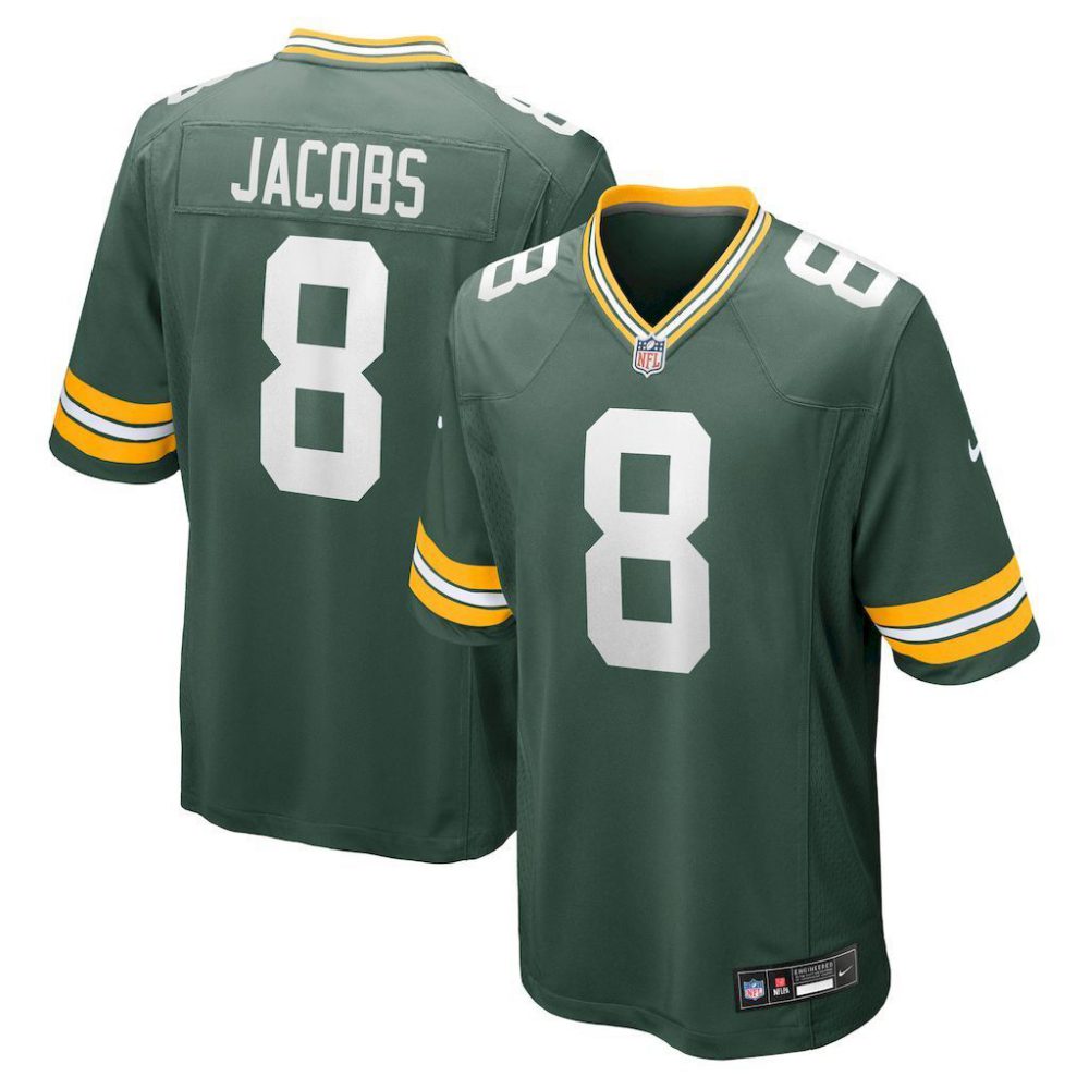 NFL Green Bay Packers Jeysey JACOBS #8