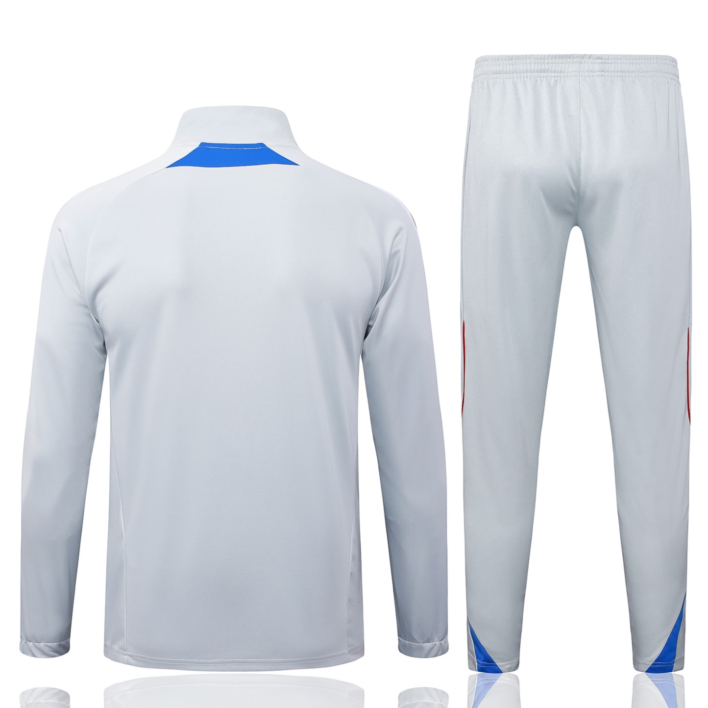 2025/26 Bayern Munich light gray Jacket Training Suit Set Football Team Shirt Sports Fashion