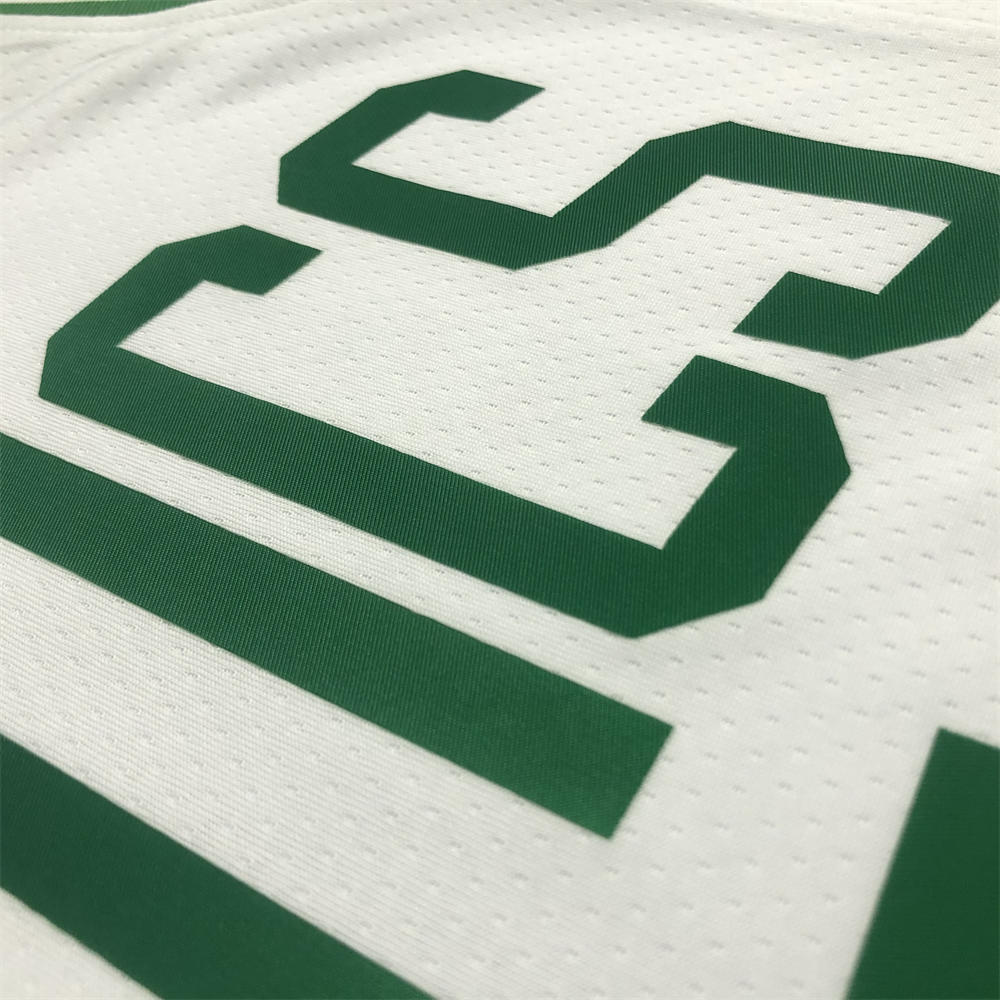 NBA Boston Celtics Round Neck 75th anniversary White Jersey BROWN#7 S-XXL