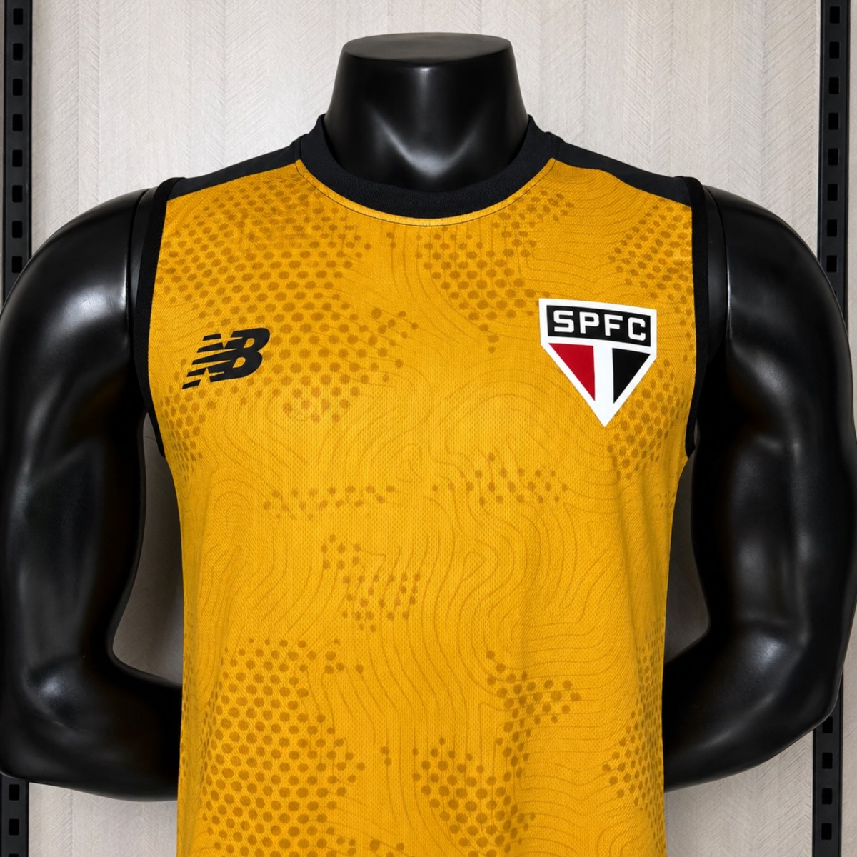2026/27 Sao Paulo Training Yellow Vest Fan Version