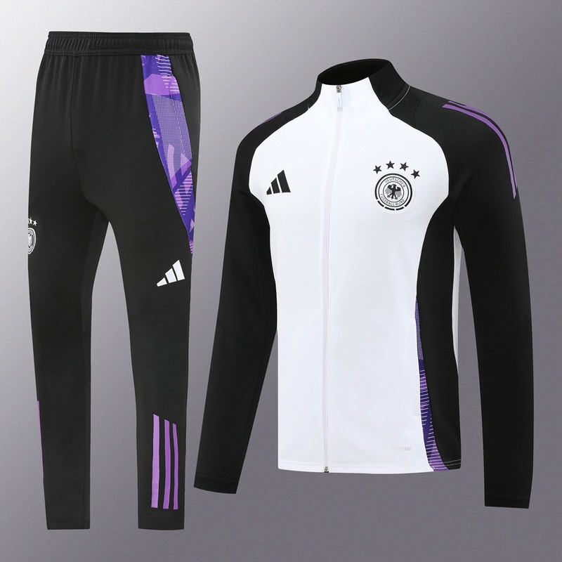2024 Germany White Training Suit Set Football Team Shirt Sports Fashion