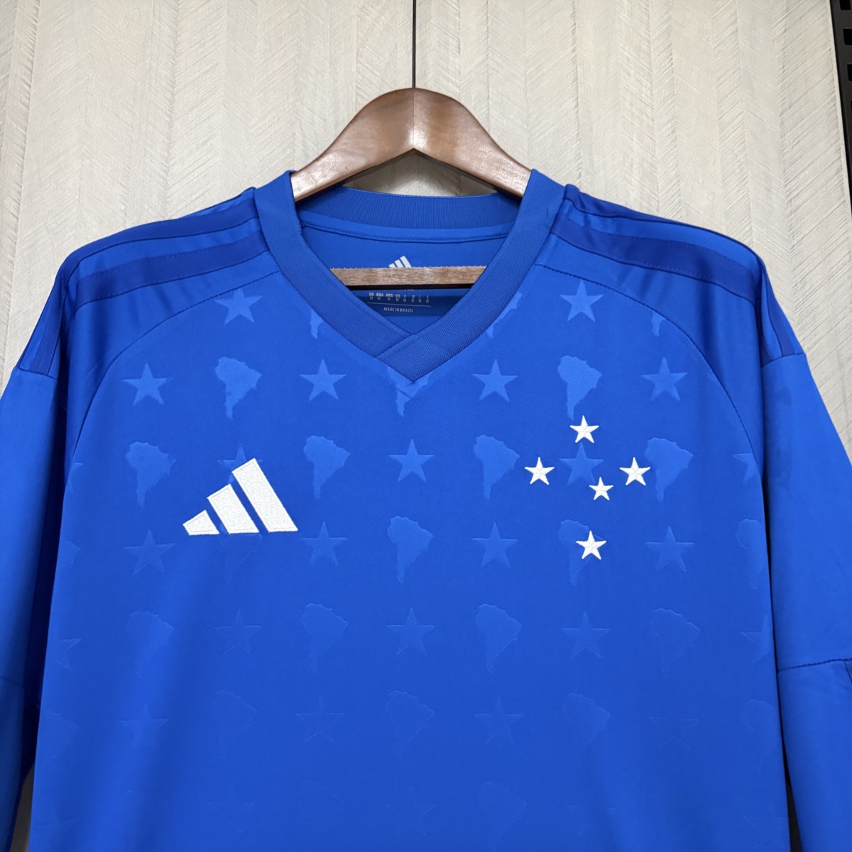2026/27 Cruzeiro Home jersey Long Sleeve Fan version