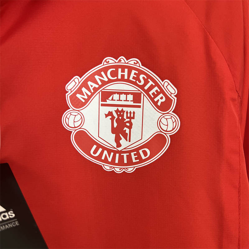 2023 new windbreaker Manchester United red Sport Unifom jersey Sport Unifom