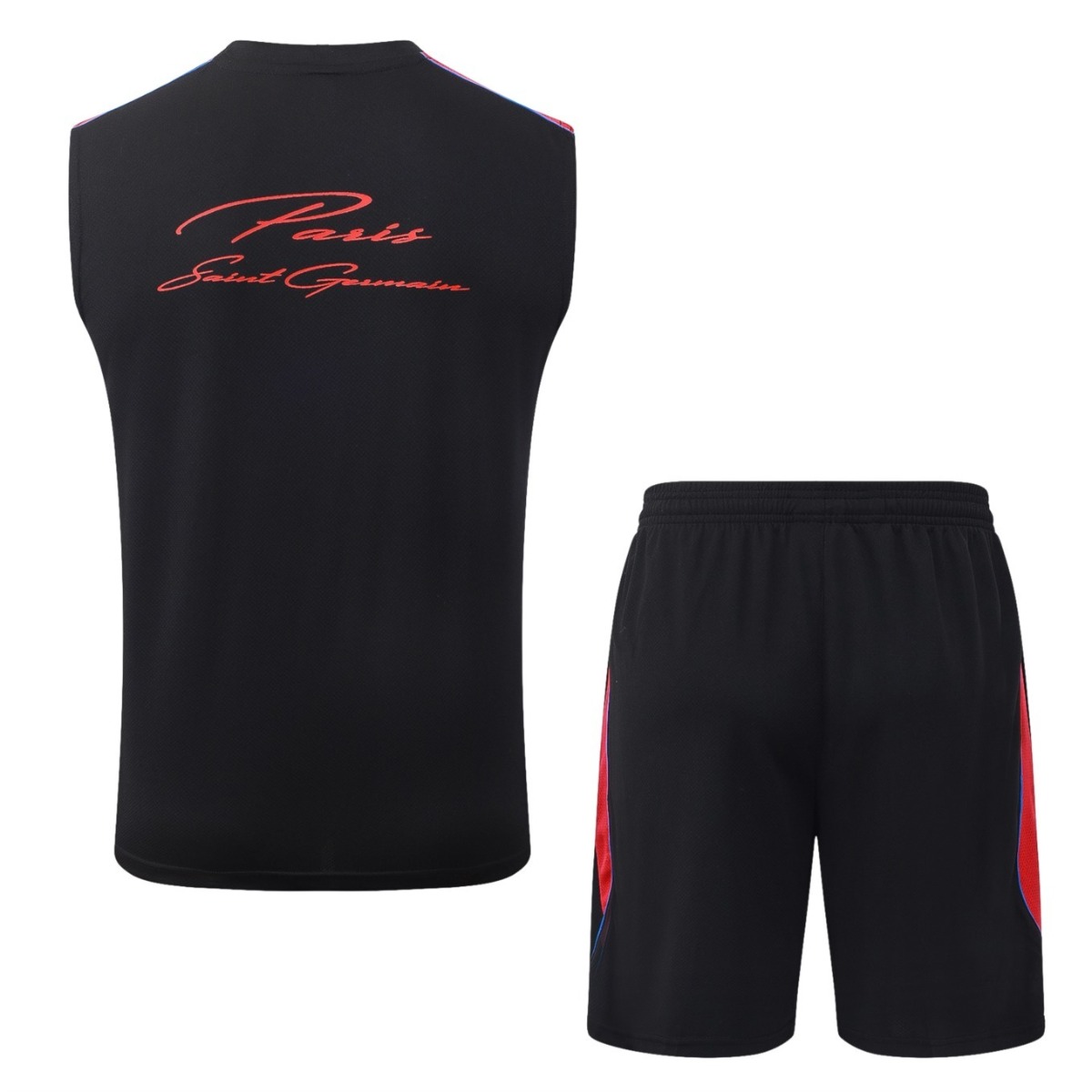 2026 PSG Black Training Set Shirt and Shorts