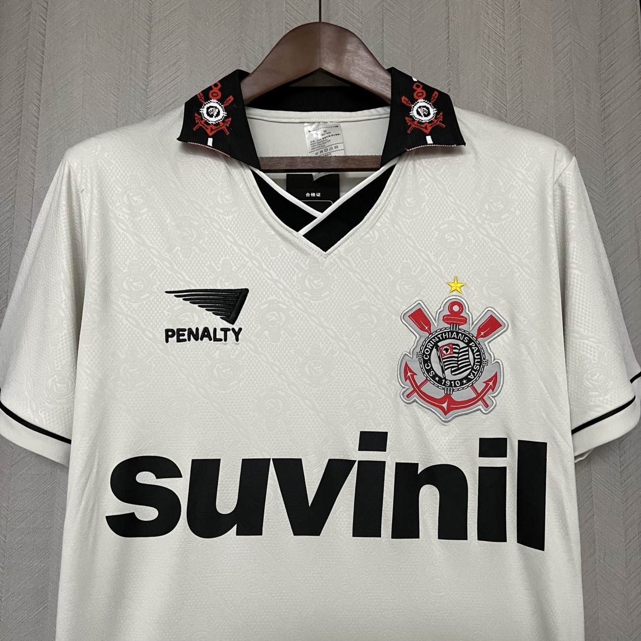 Retro 1996 Corinthians Home jersey Fan Version