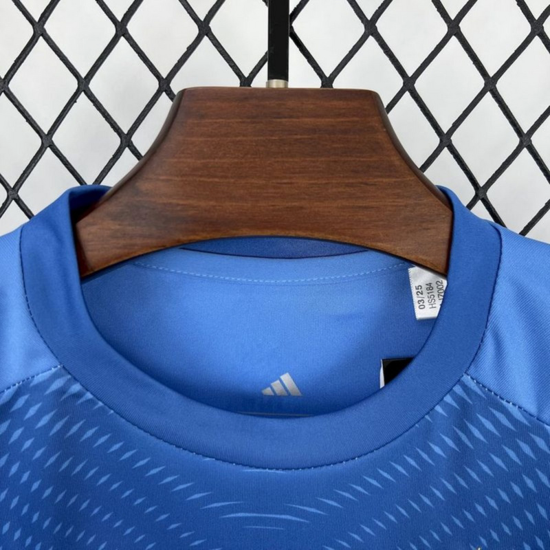 2025/26 Bayern Munich Blue Goalkeeper jersey kids Kits size: 16-28