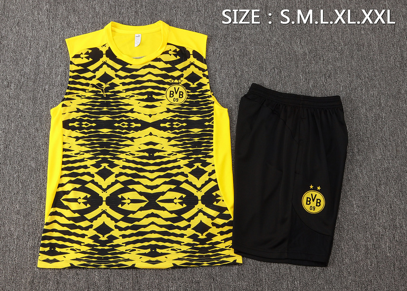 24/25 Dortmund Yellow black Training Set Shirt and Shorts
