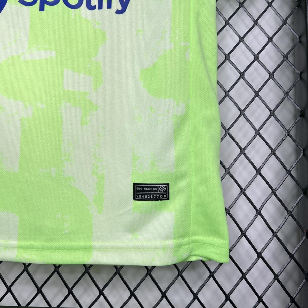 24/25 Kids Barcelona Third Away jersey Kid Kits Size 16-28