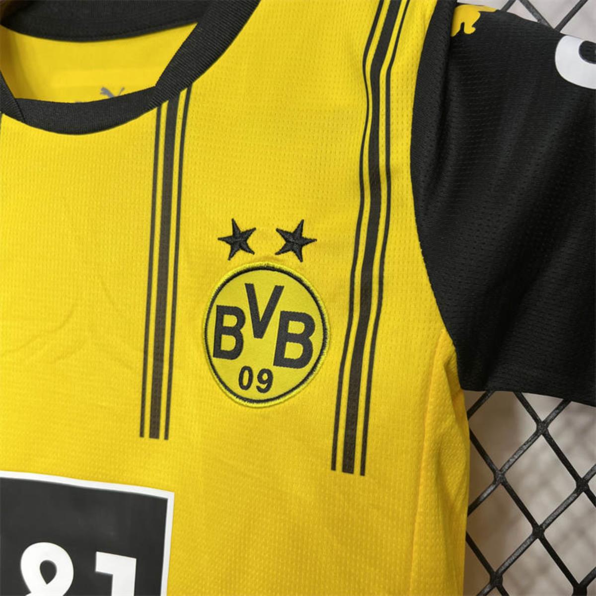 24/25 Dortmund Home jersey Kid Kits Size 16-28
