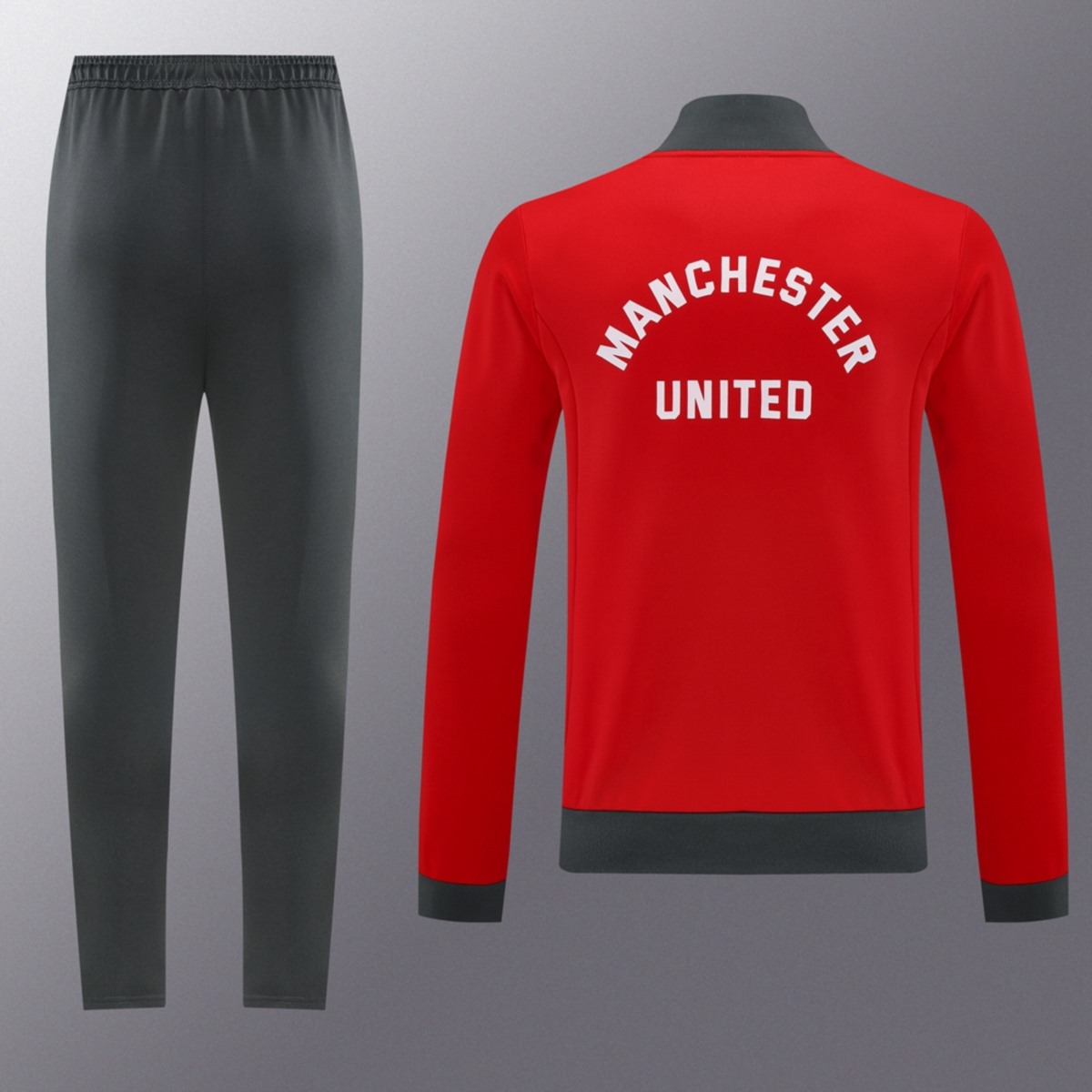 2025 Manchester United Red Jacket Training Suit Set Football Team Shirt Sports Fashion