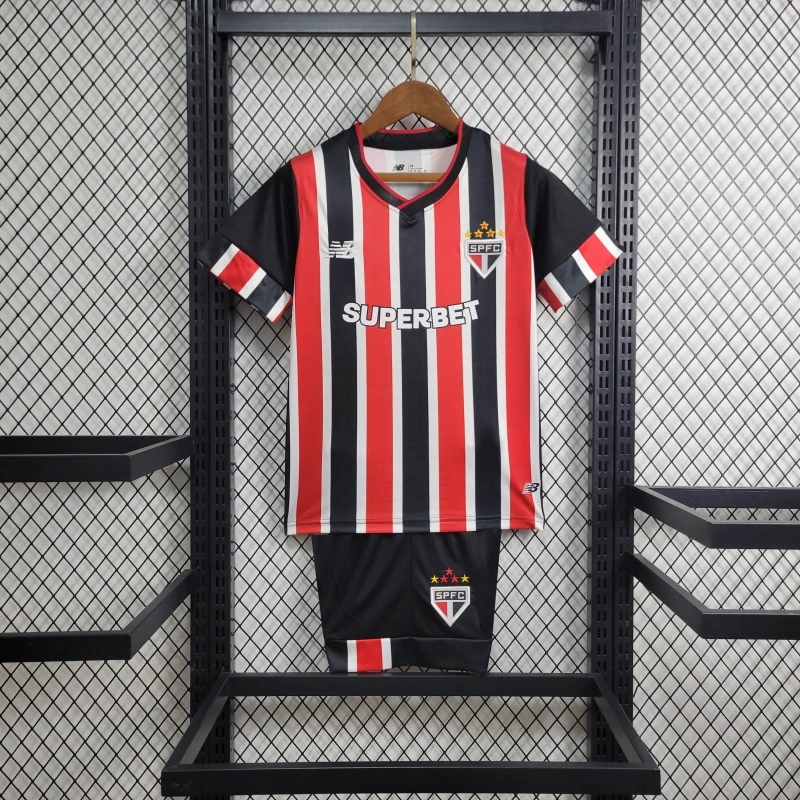 24/25 kids kits sao paulo away jersey size: 16-28