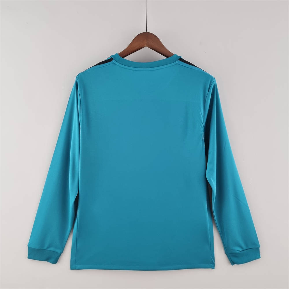 Retro Real Madrid 17/18 long sleeve third away jersey Fan Version