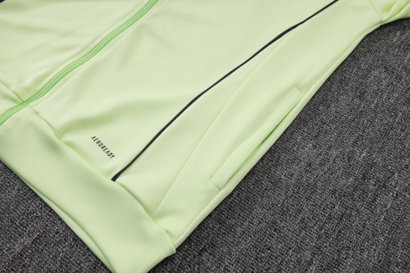 2026 Real Madrid Light green Jacket Training Suit Set