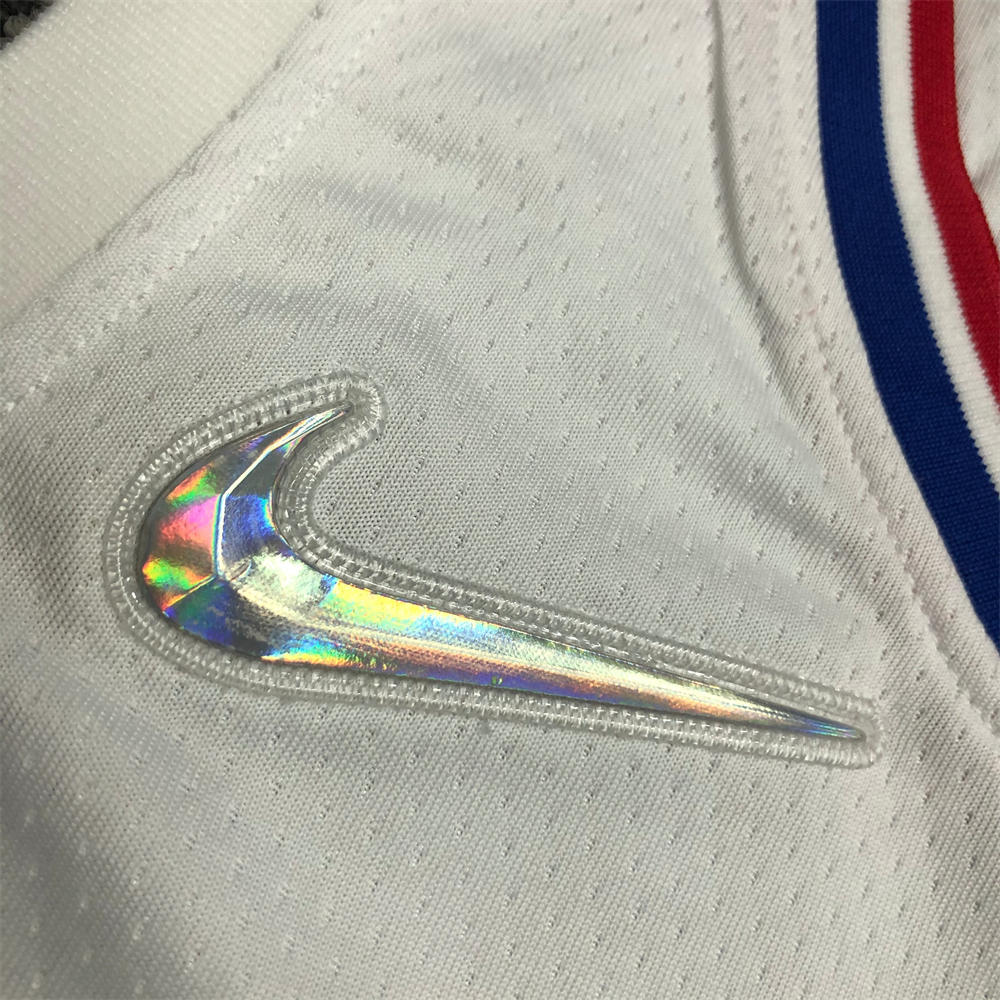 NBA Los Angeles Clippers V-Neck White Anniversary Jersey LEONARD#2 S-XXL