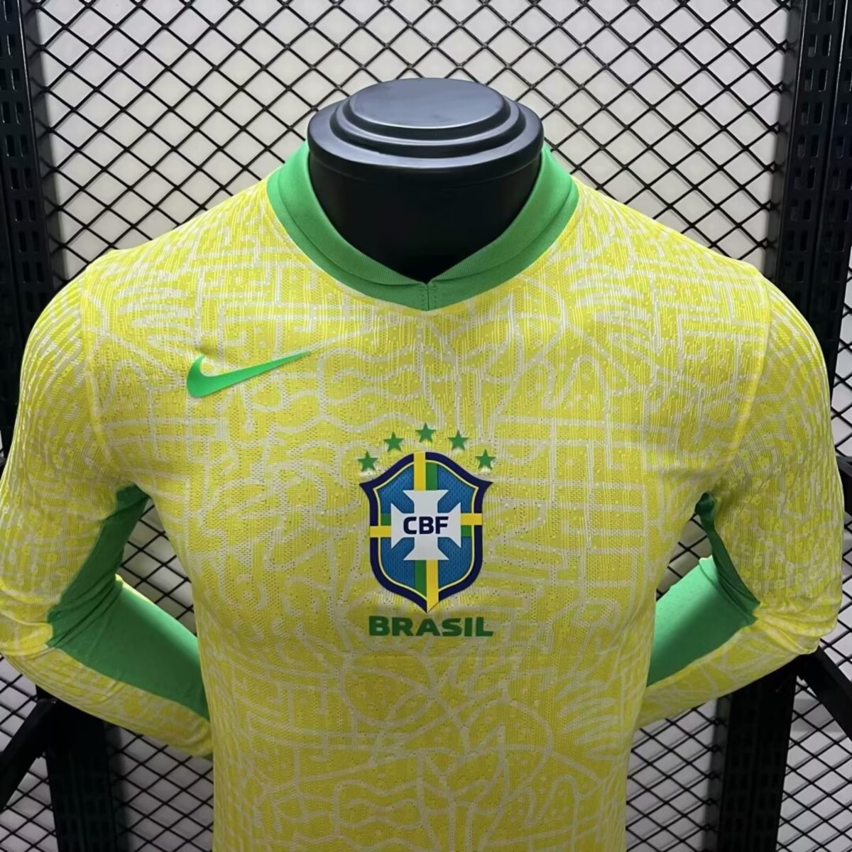 2024/25 Brazil Home Jersey Long Sleeve Player Version