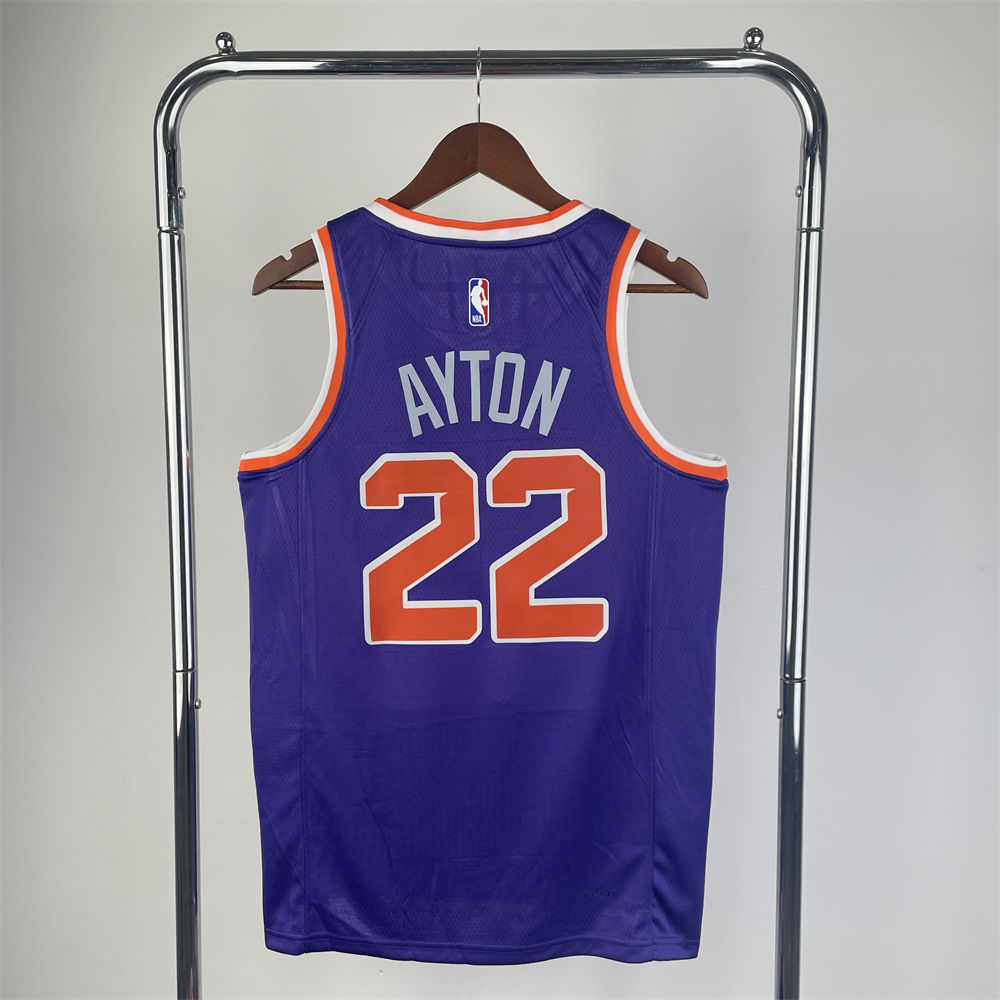 NBA Phoenix Suns AYTON#22 2022/23 Blue Association Edition Swingman Jersey S-XXL