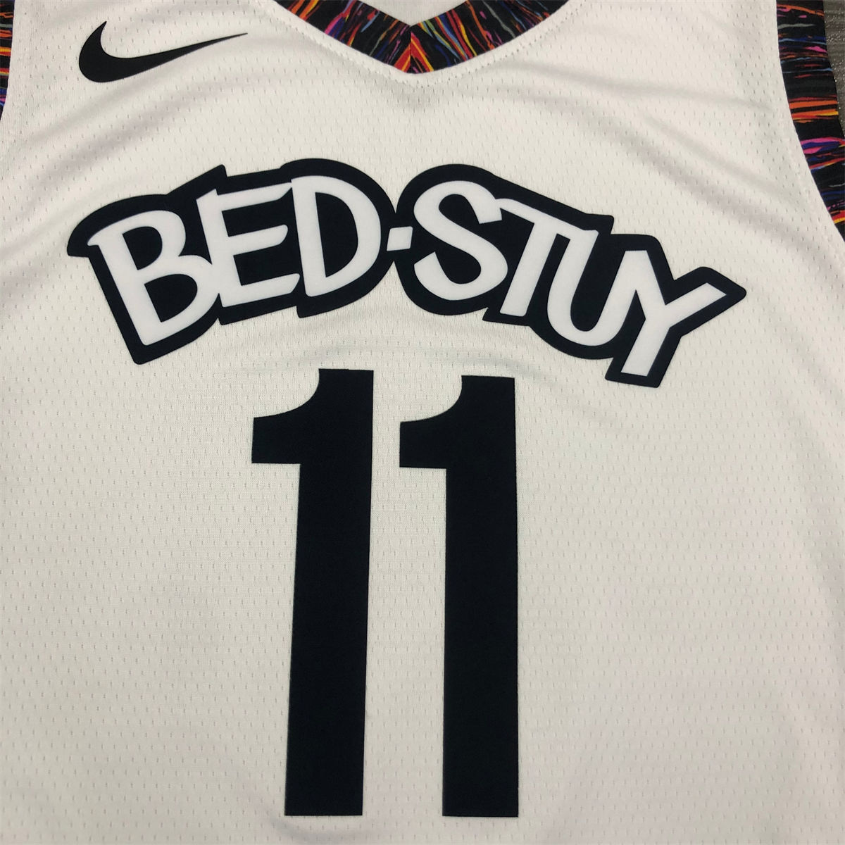 NBA Brooklyn Nets V-Neck White Jersey IRVING#11 S-XXL