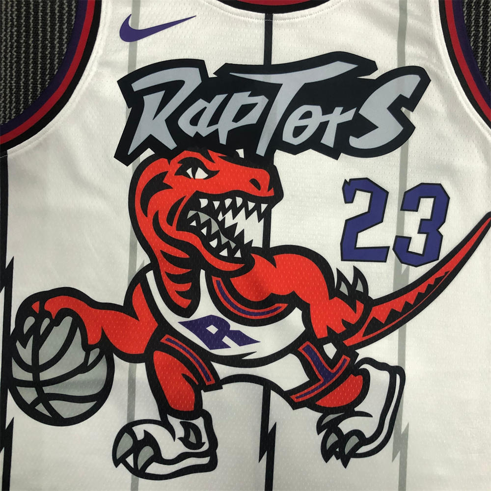 NBA Toronto Raptors Round Neck White VANVLEET#23 jersey S-XXL